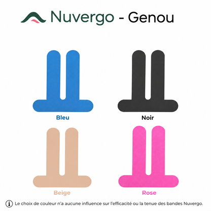Bandes de maintien pour genoux Nuvergo™