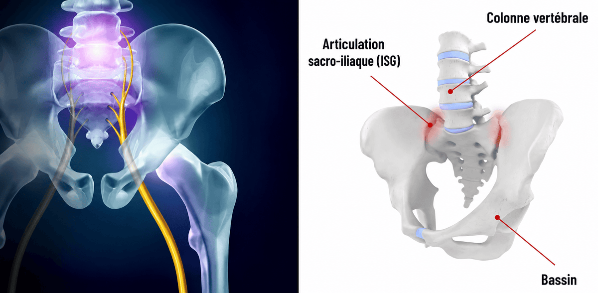 Anatomie du bassin et de la zone sacro-iliaque