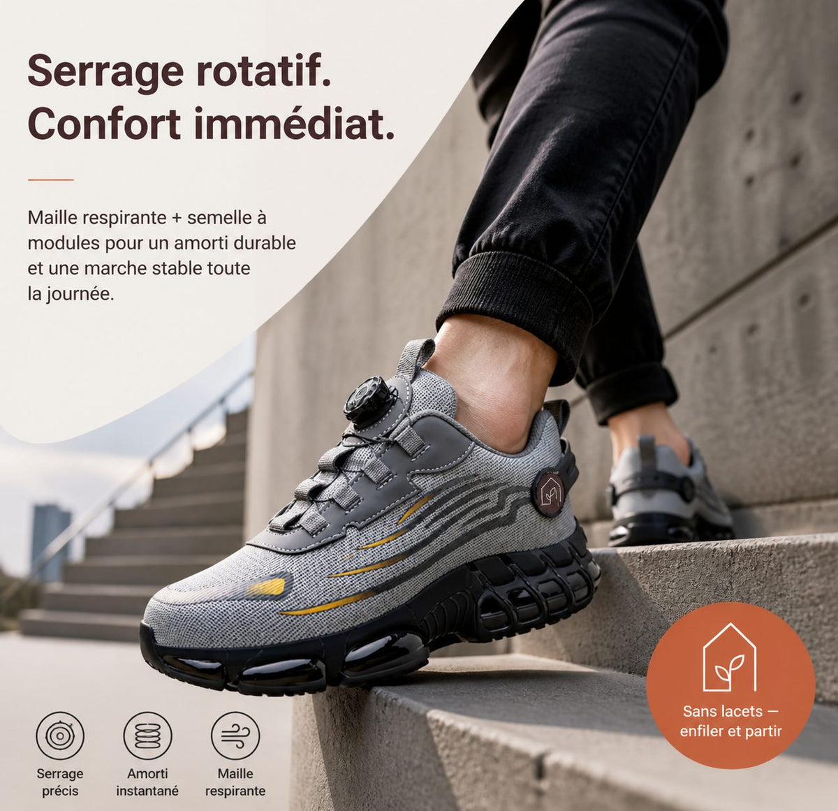 Chaussures orthopédiques de sécurité Nuvergo S3 Pro