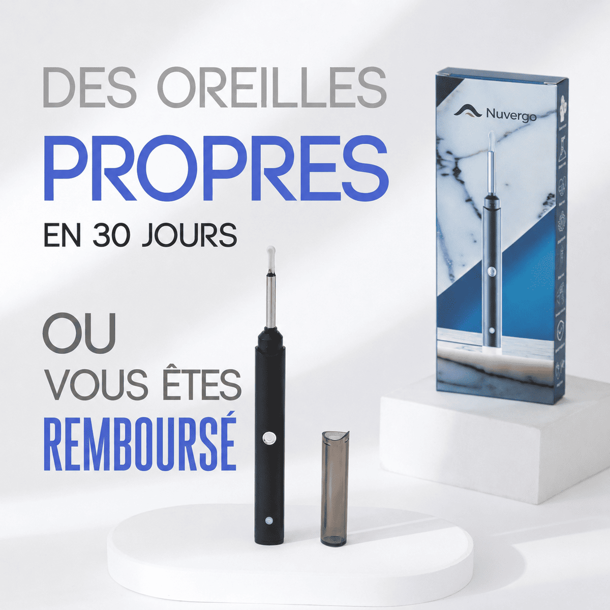 Nuvergo VisioEar™ : Technologie pour la santé des oreilles approuvée par les médecins