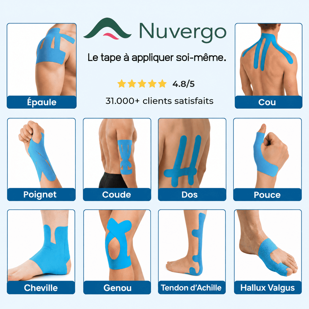 Ruban correcteur Hallux Valgus Nuvergo™