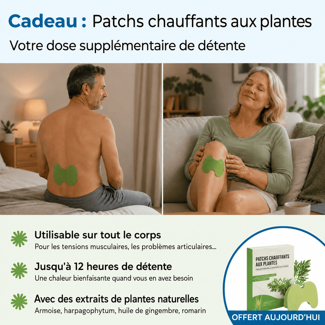 Bandes de maintien pour genoux Nuvergo™