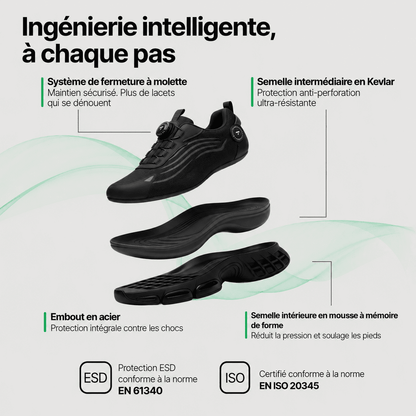 Chaussures orthopédiques de sécurité Nuvergo S3 Pro
