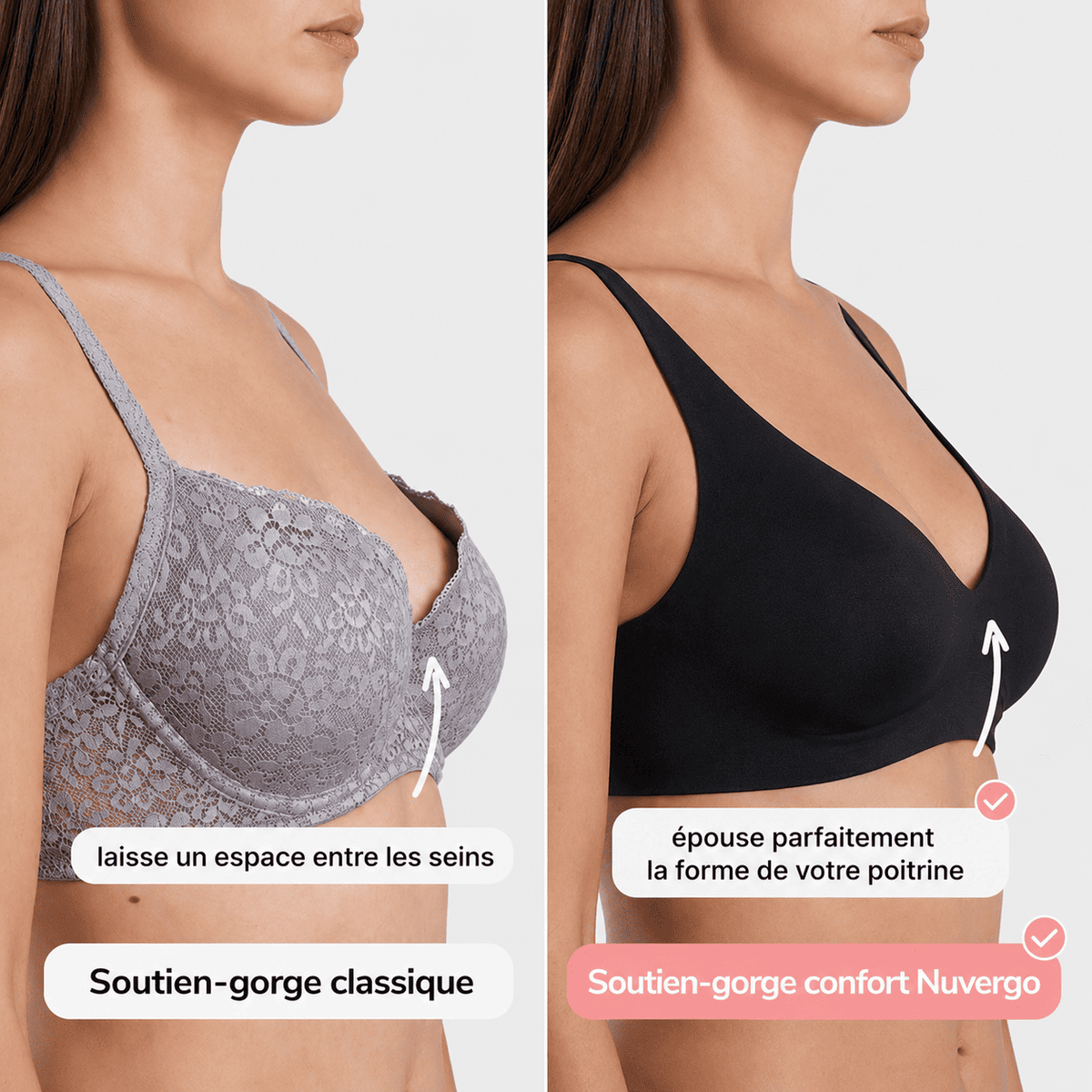 Soutien-gorge Nuvergo Comfort™ sans coutures ni armatures