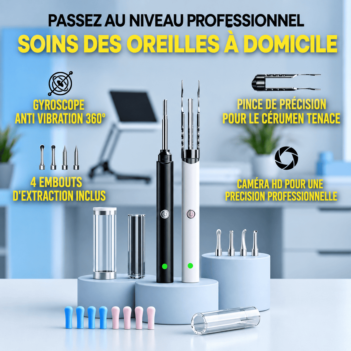 Nuvergo VisioEar™ : Technologie pour la santé des oreilles approuvée par les médecins