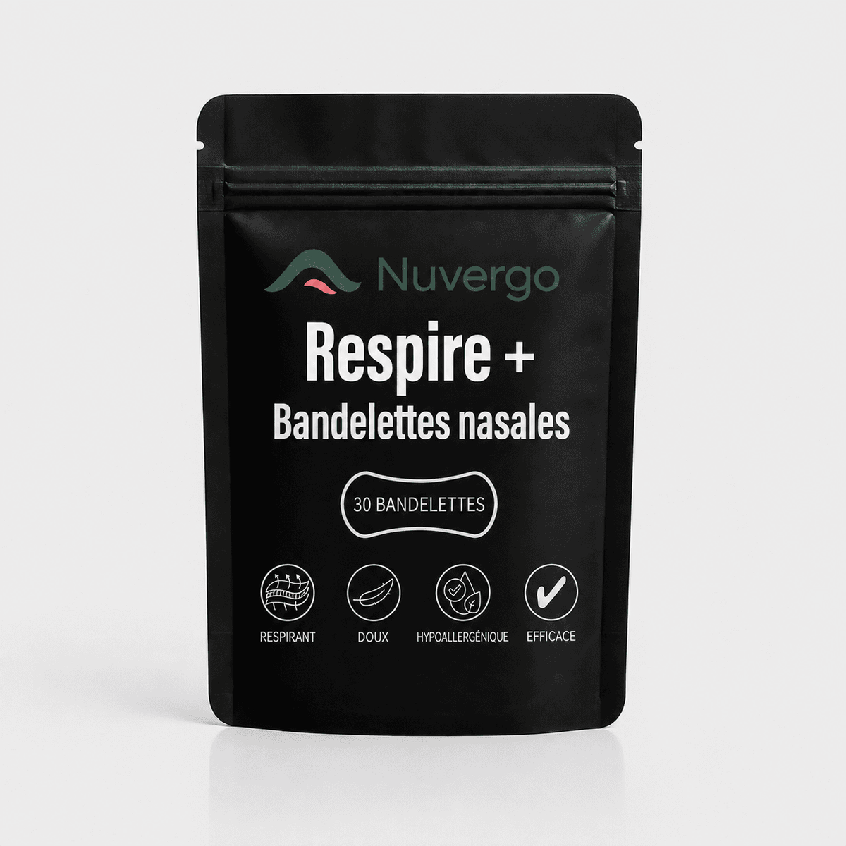 Patch nasal Respire+™ avec formule adhésive SkinPro