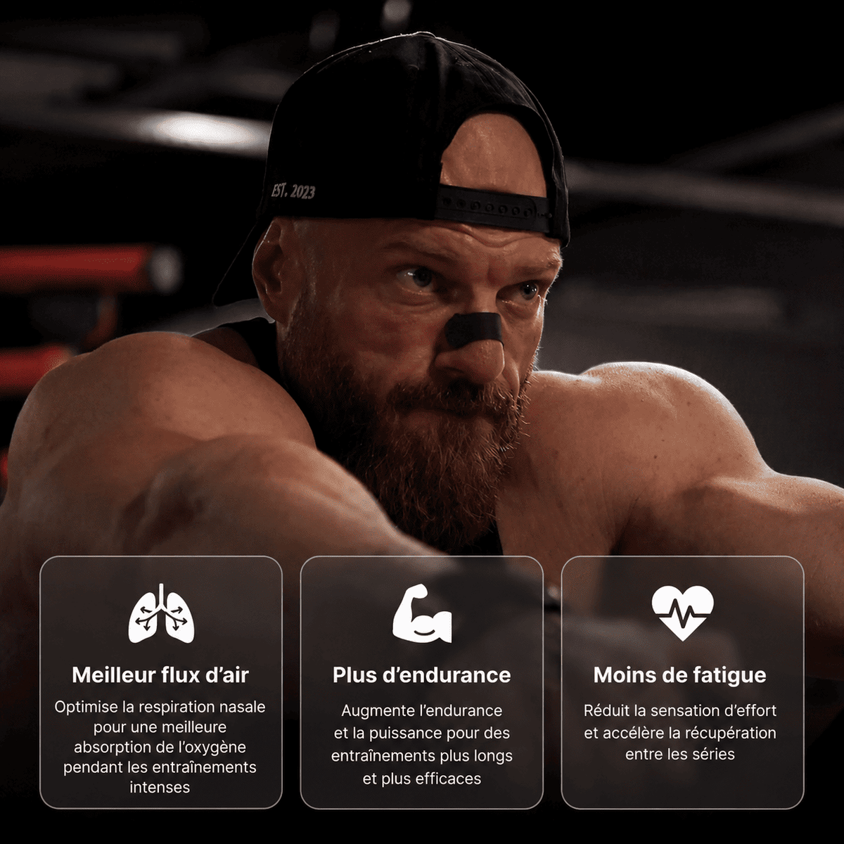 Patch nasal Respire+™ avec formule adhésive SkinPro