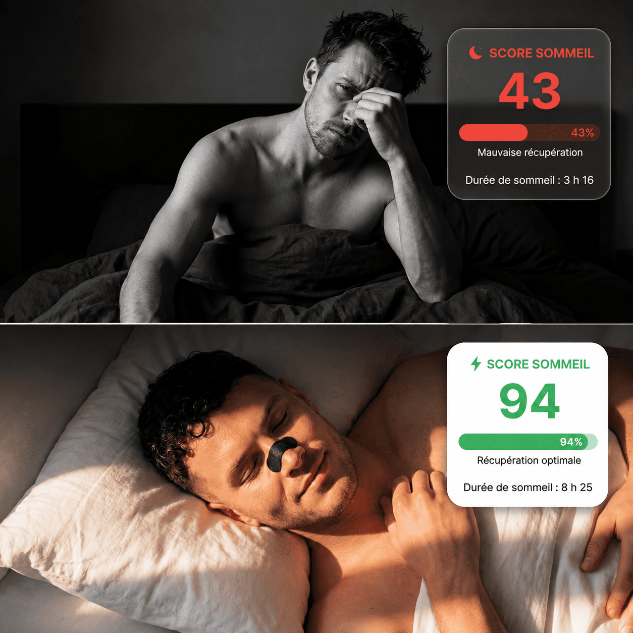 Patch nasal Respire+™ avec formule adhésive SkinPro
